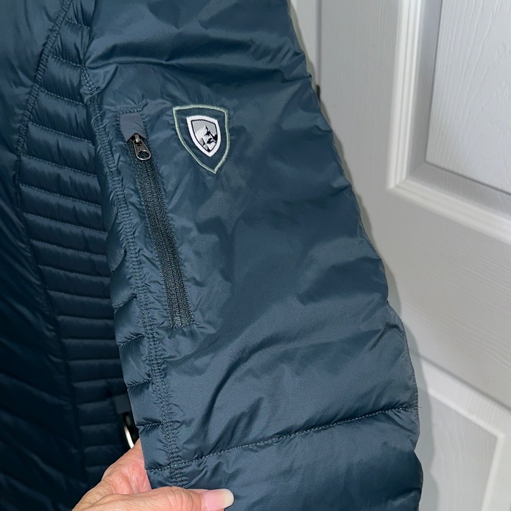 Kuhl Spyfire Parka women’s deep blue/green rich color XL. - Picture 6 of 15